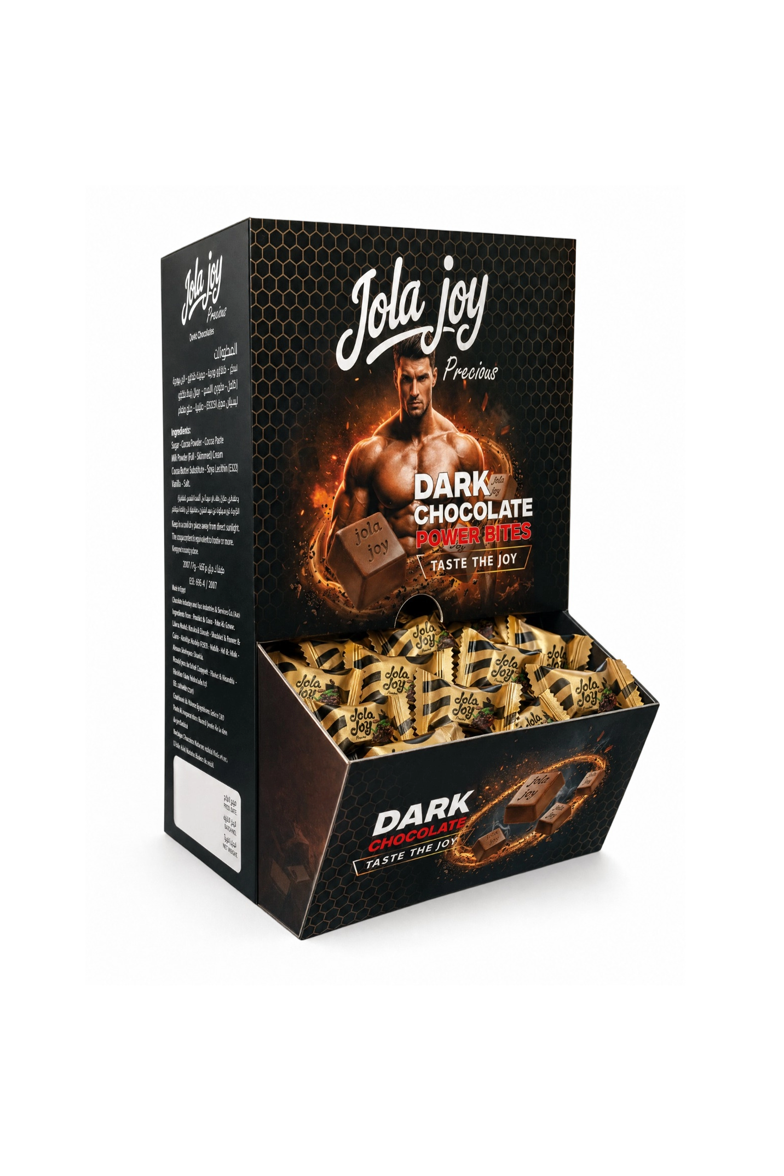 Box of dark chocolate (80 pieces)